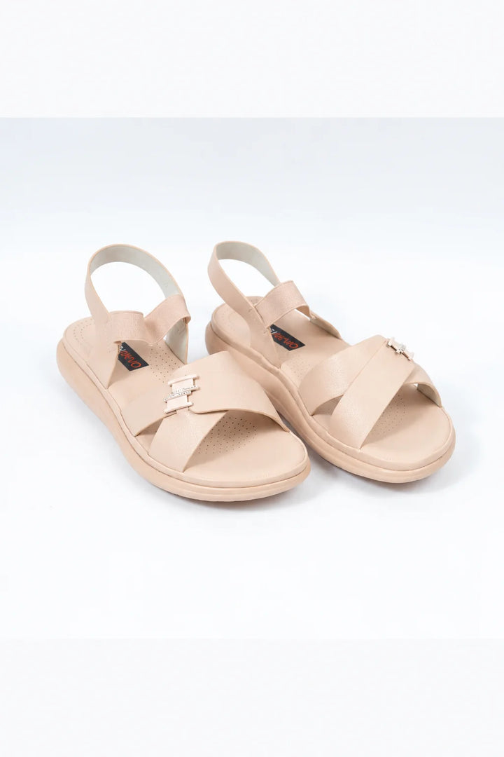 Pink Modern PU Sandal Medicated