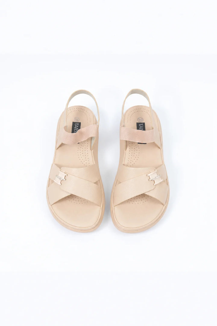 Pink Modern PU Sandal Medicated