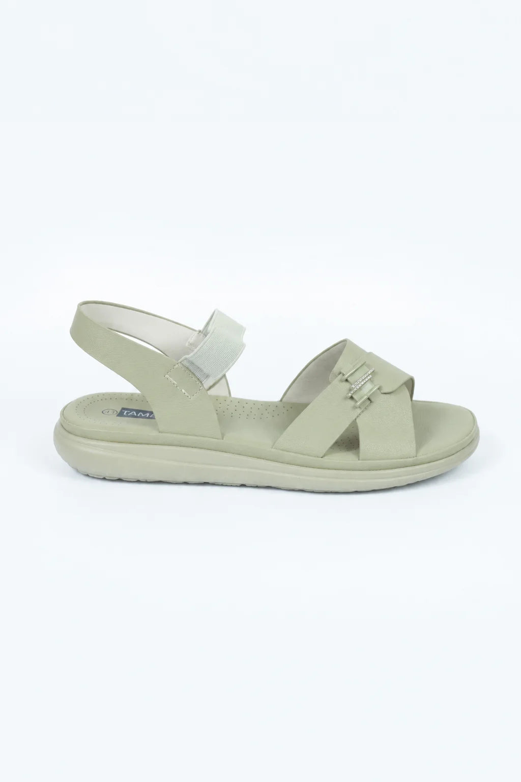 Green Modern PU Sandal Medicated
