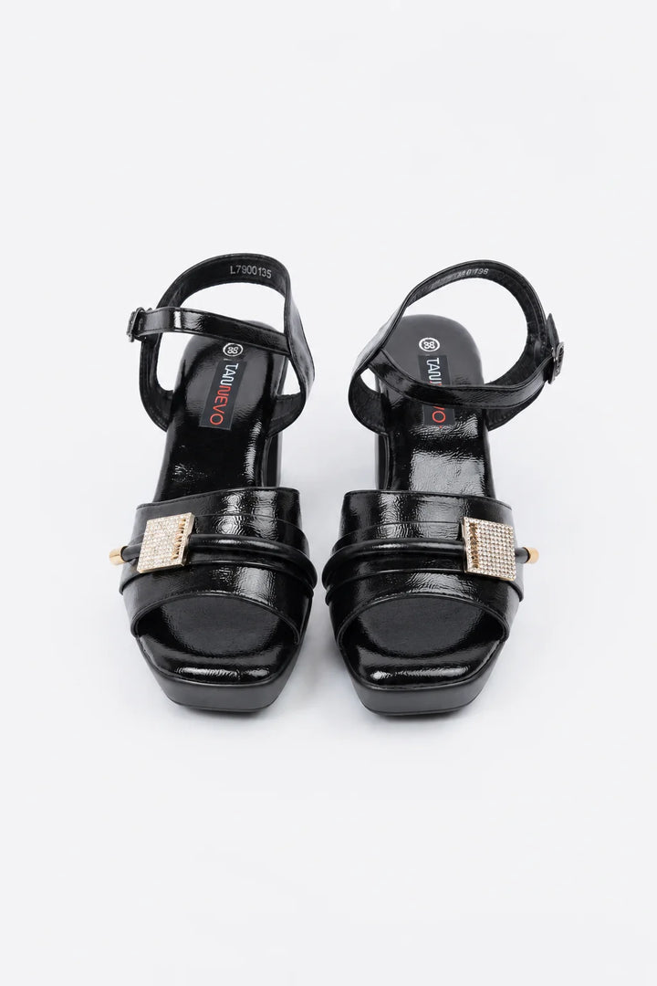 Elegant Black Designer Sandal