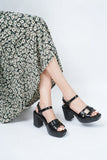 Elegant Black Designer Sandal