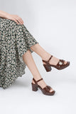 Elegant Maroon Designer Sandal