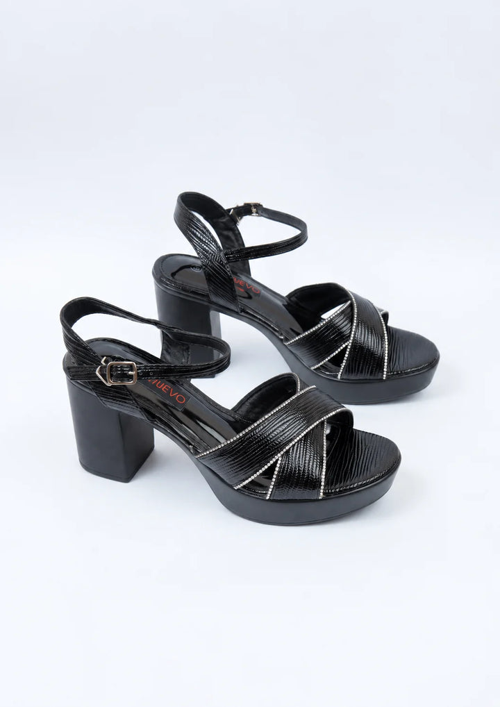 Luxury Black Fashion Sandal