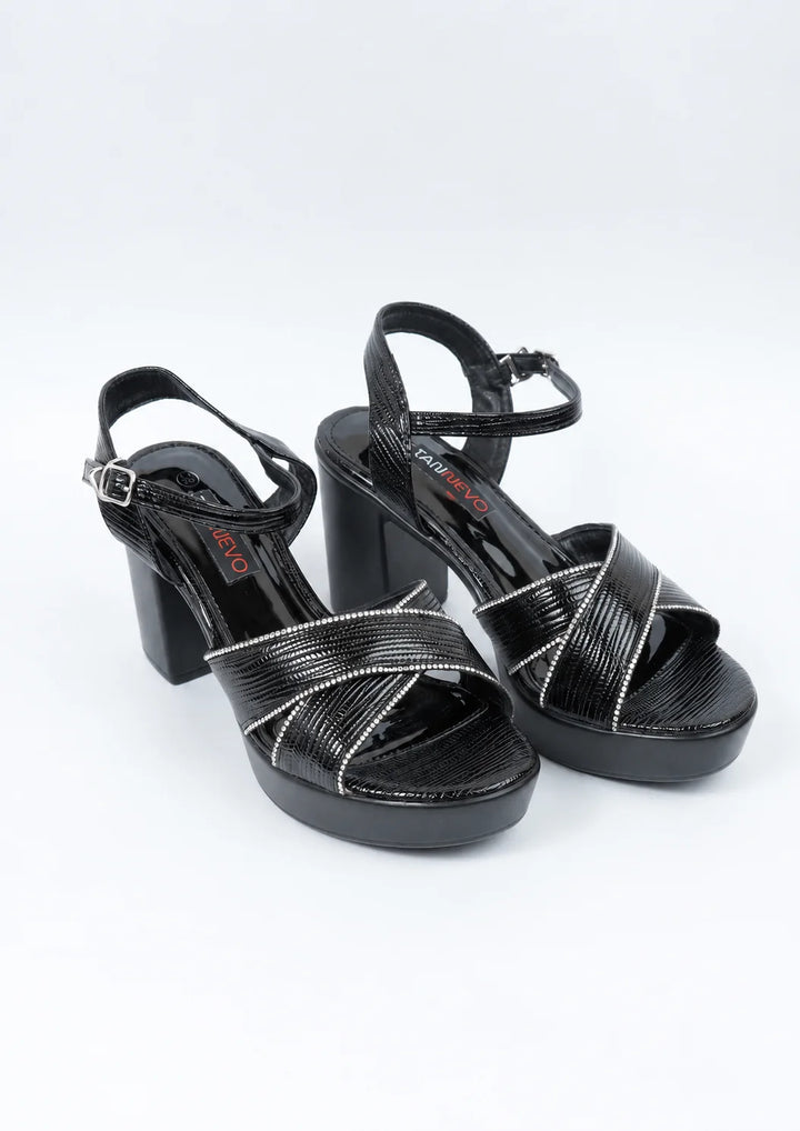 Luxury Black Fashion Sandal