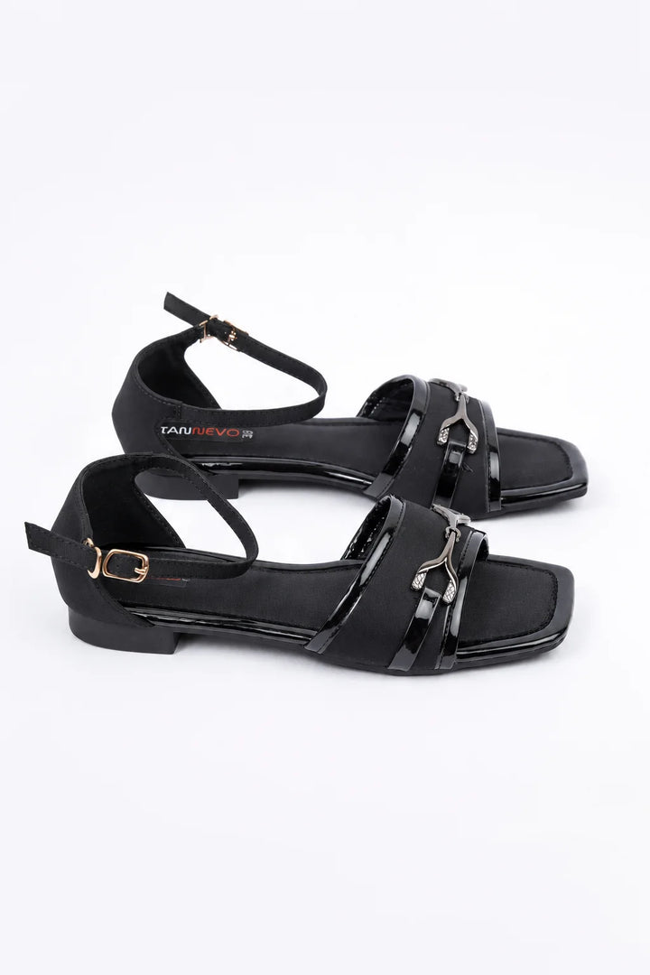 Classic Black Comfort Sandal