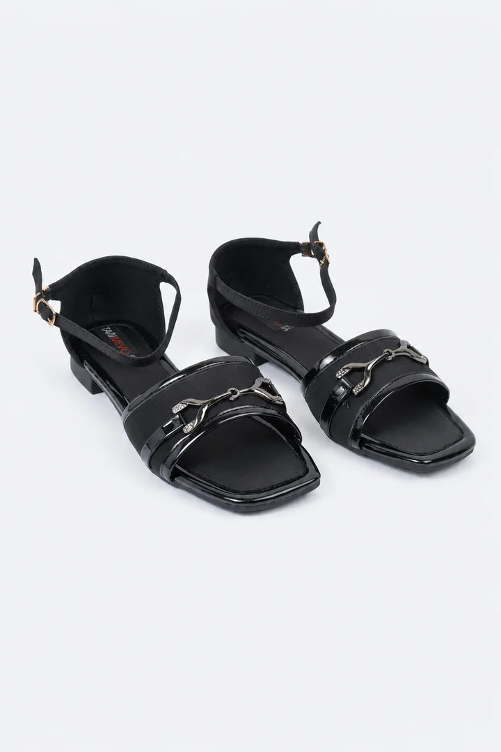 Classic Black Comfort Sandal