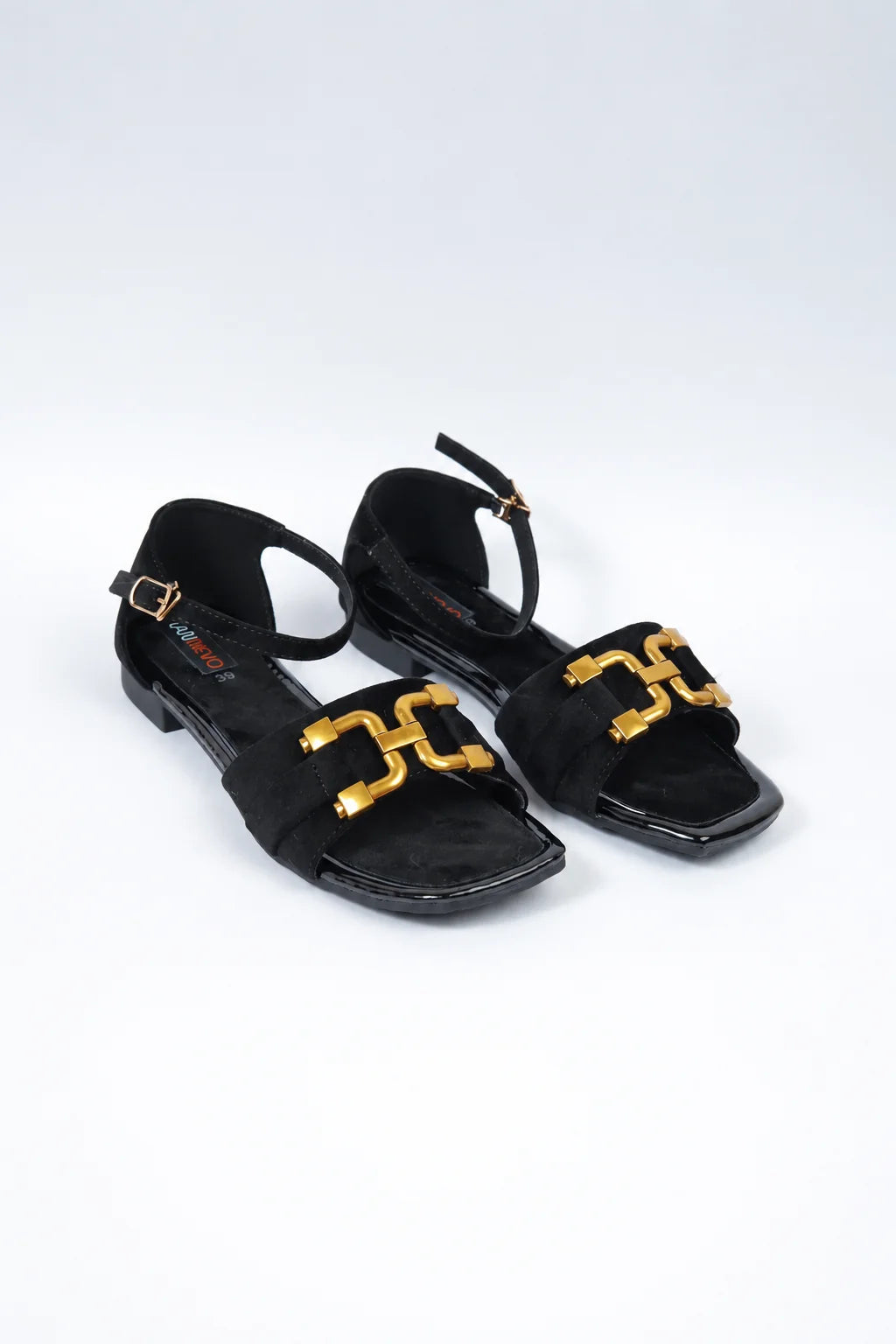 Elegant Black Soft Sandal