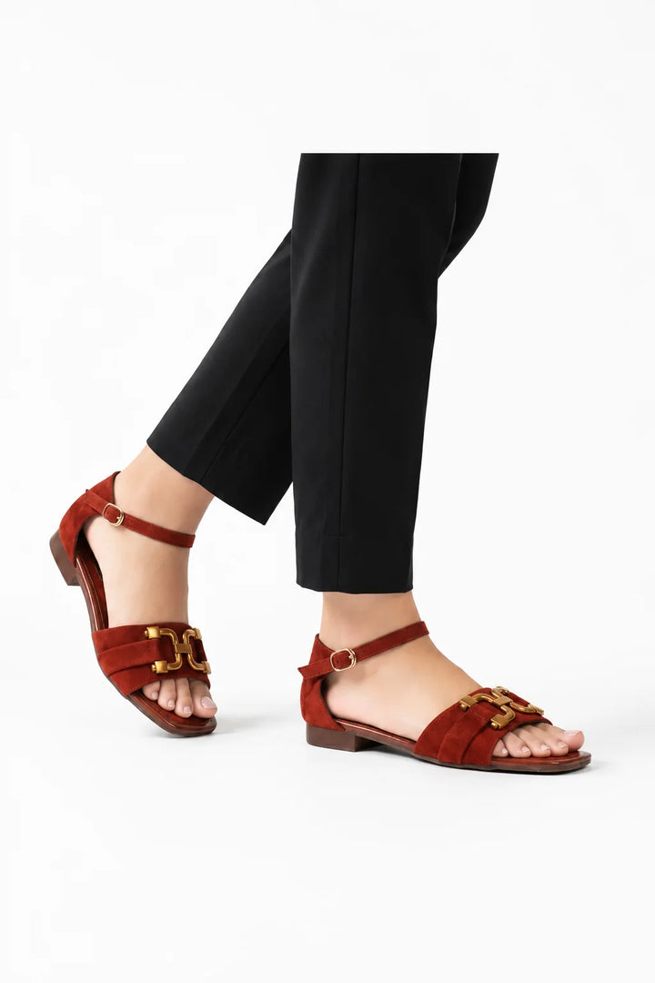 Elegant Maroon Soft Sandal