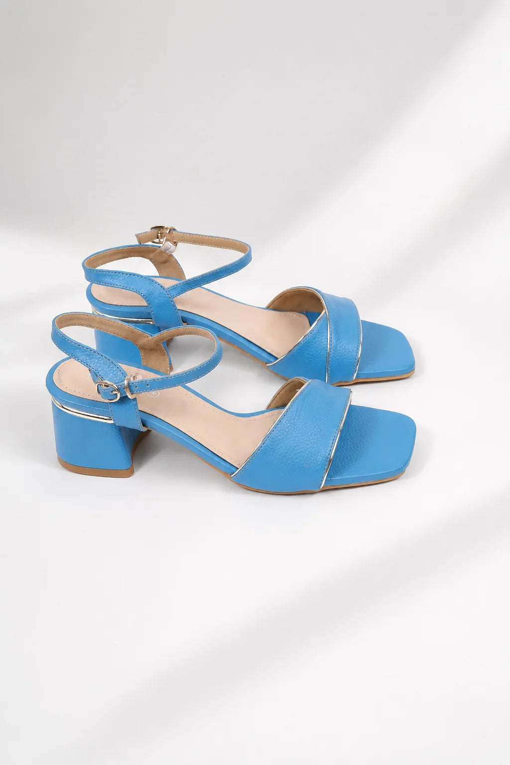 Stylish Blue Leather Sandal
