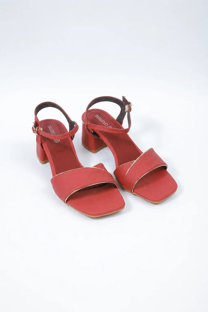 Stylish Maroon Leather Sandal