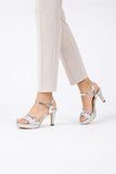Silver Statement Sandal