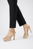 Gold Statement Sandal