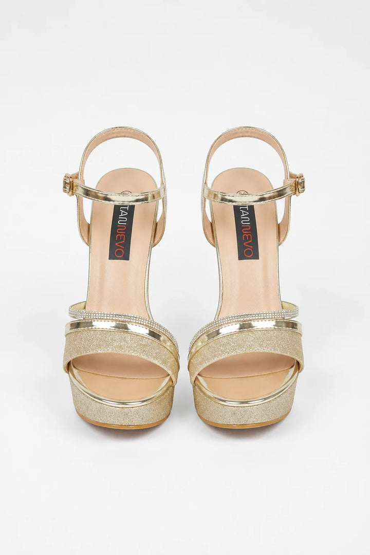 Gold Statement Sandal