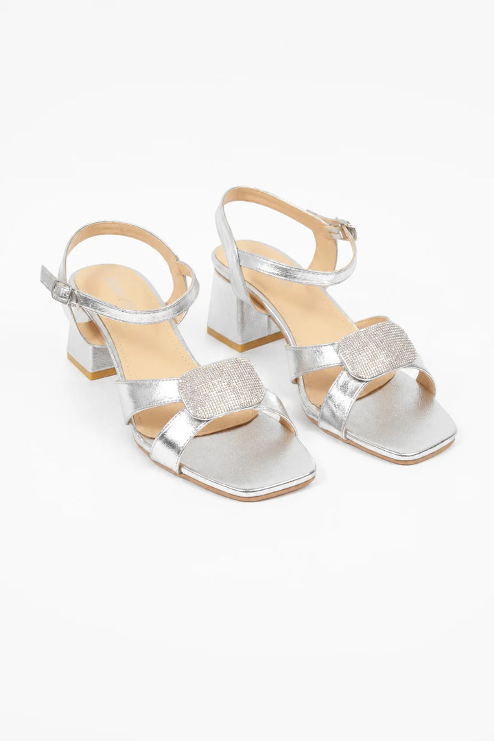 Premium Silver Stylish Sandal