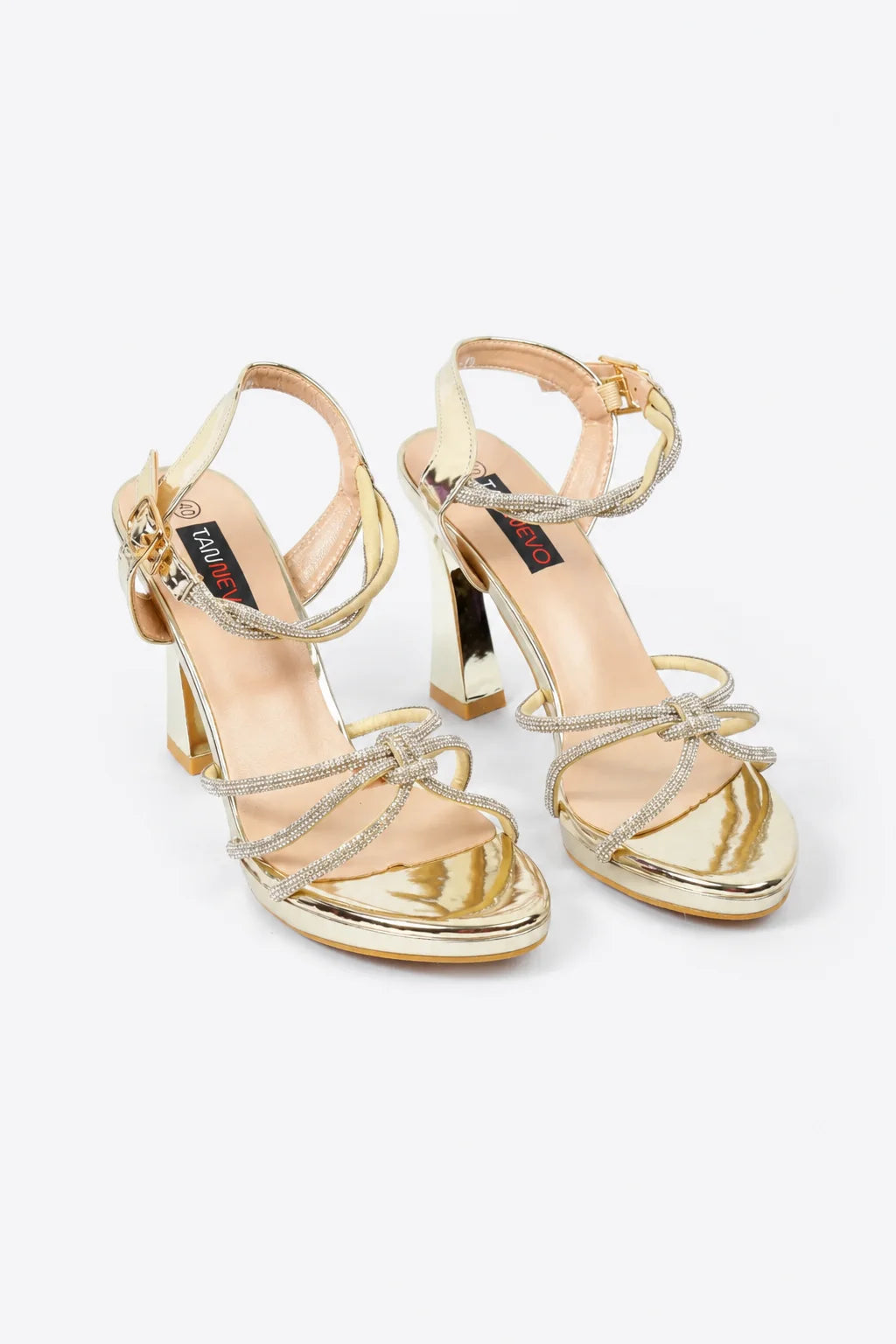 Gold Luxe Evening Sandal