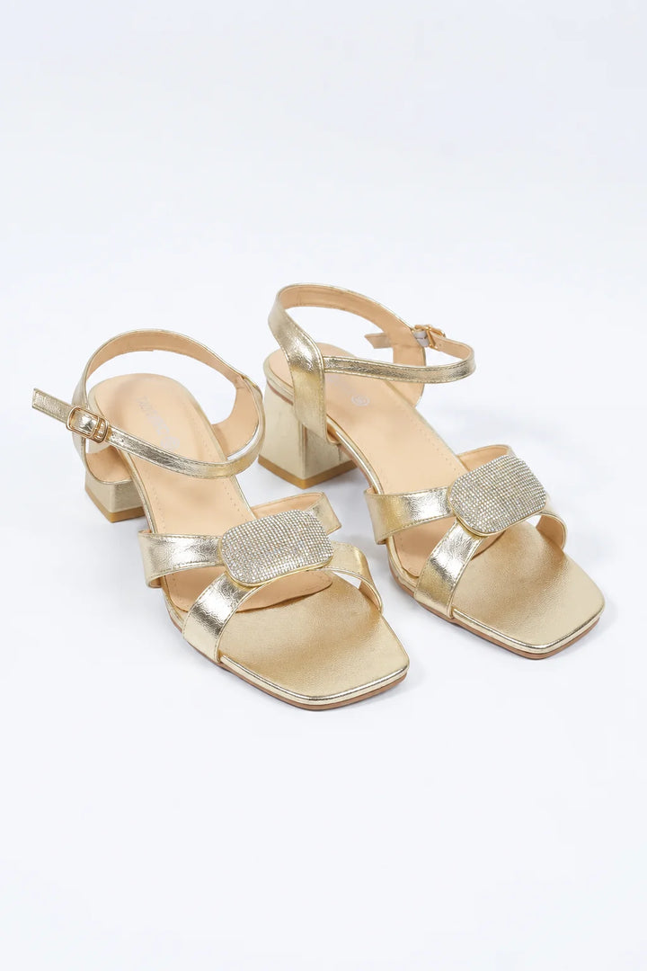 Premium Gold Stylish Sandal
