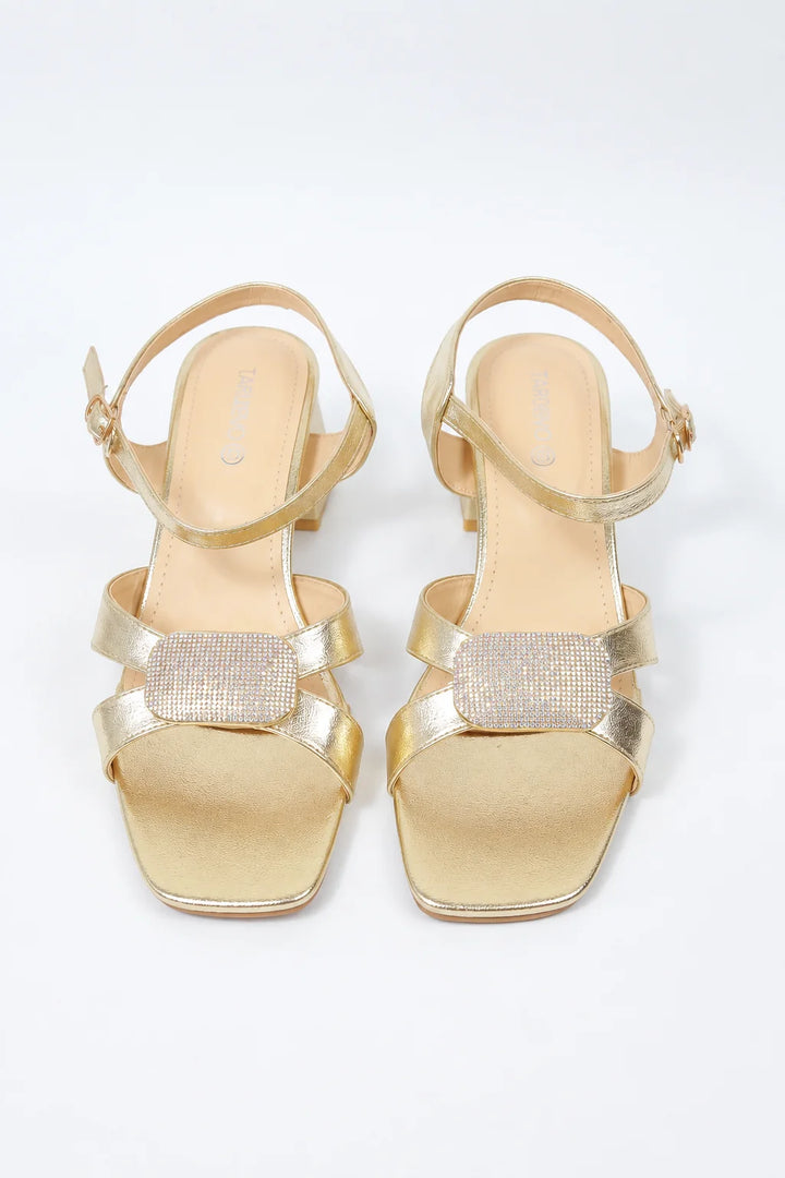 Premium Gold Stylish Sandal