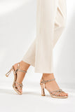 Champagne Luxe Evening Sandal