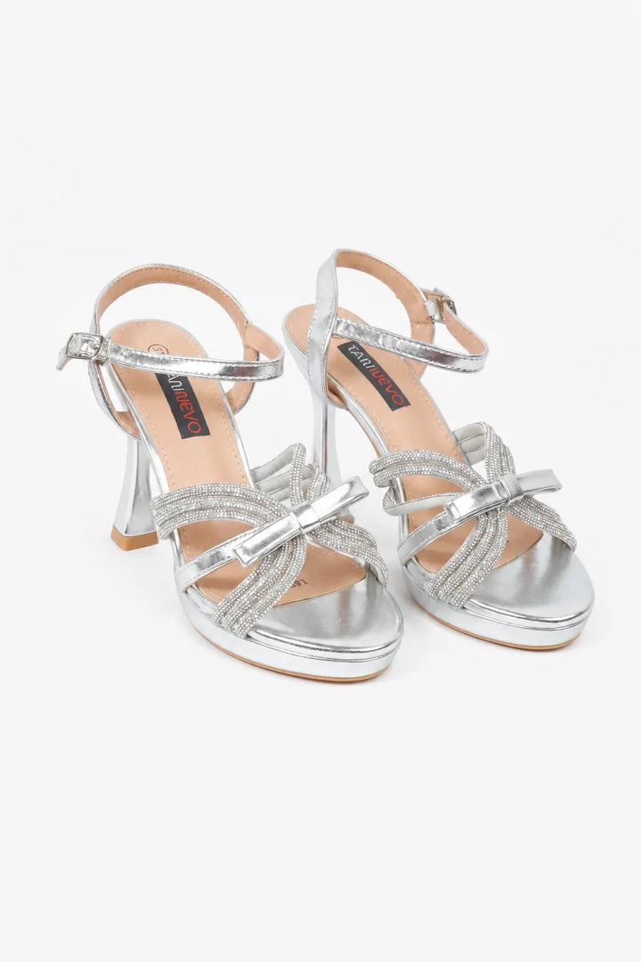 Silver Classic Dress Sandal