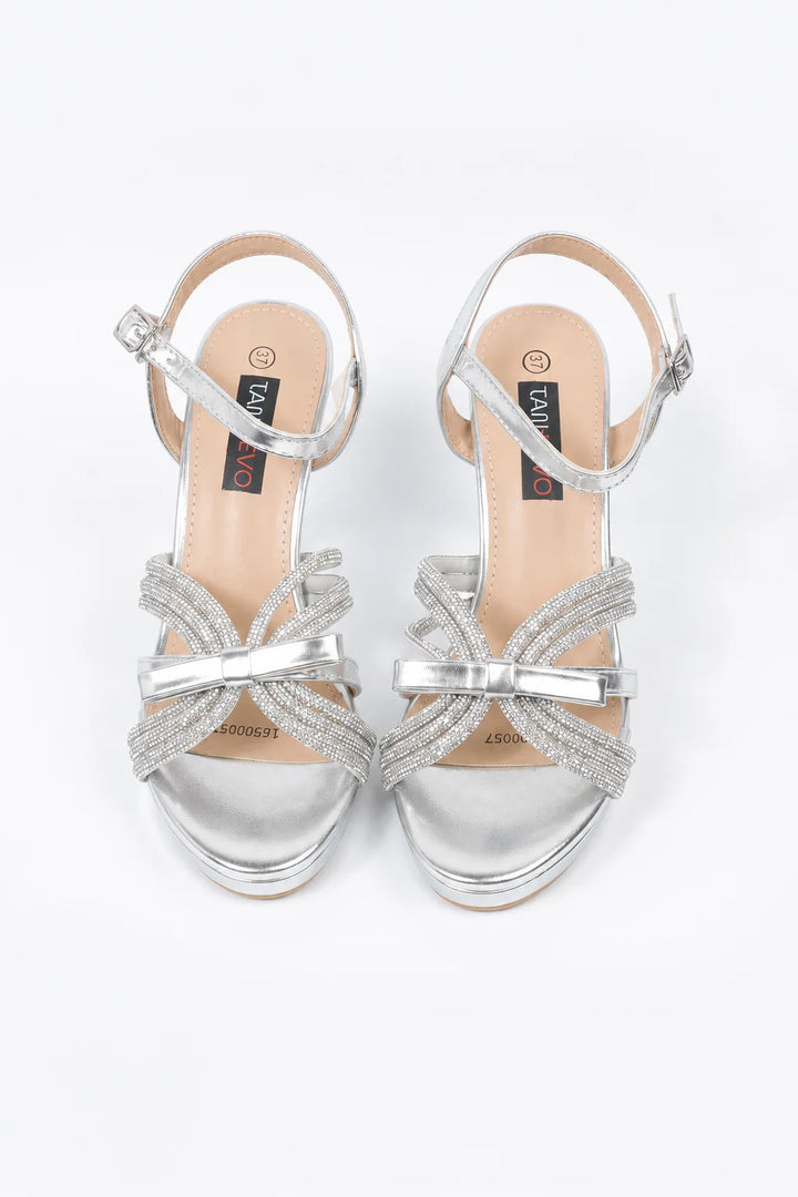 Silver Classic Dress Sandal
