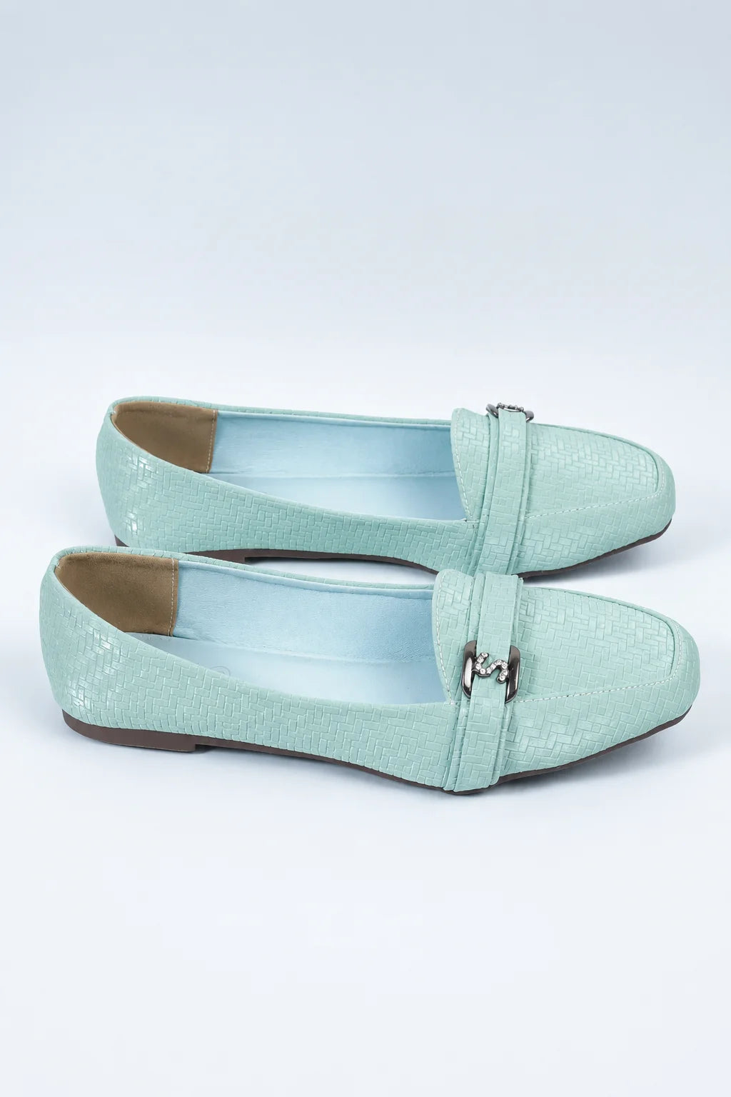 Ash Green Elegant Soft Pumps