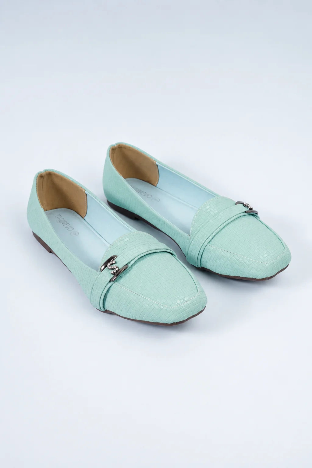 Ash Green Elegant Soft Pumps