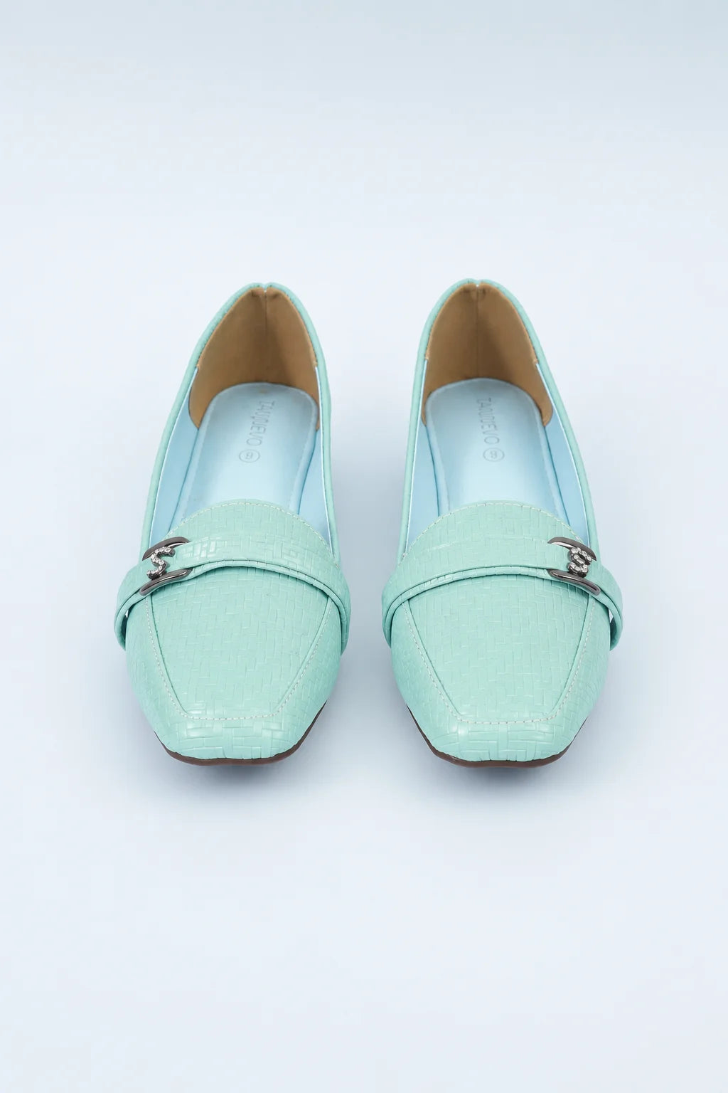 Ash Green Elegant Soft Pumps