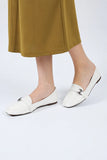 Cream Elegant Soft Pumps