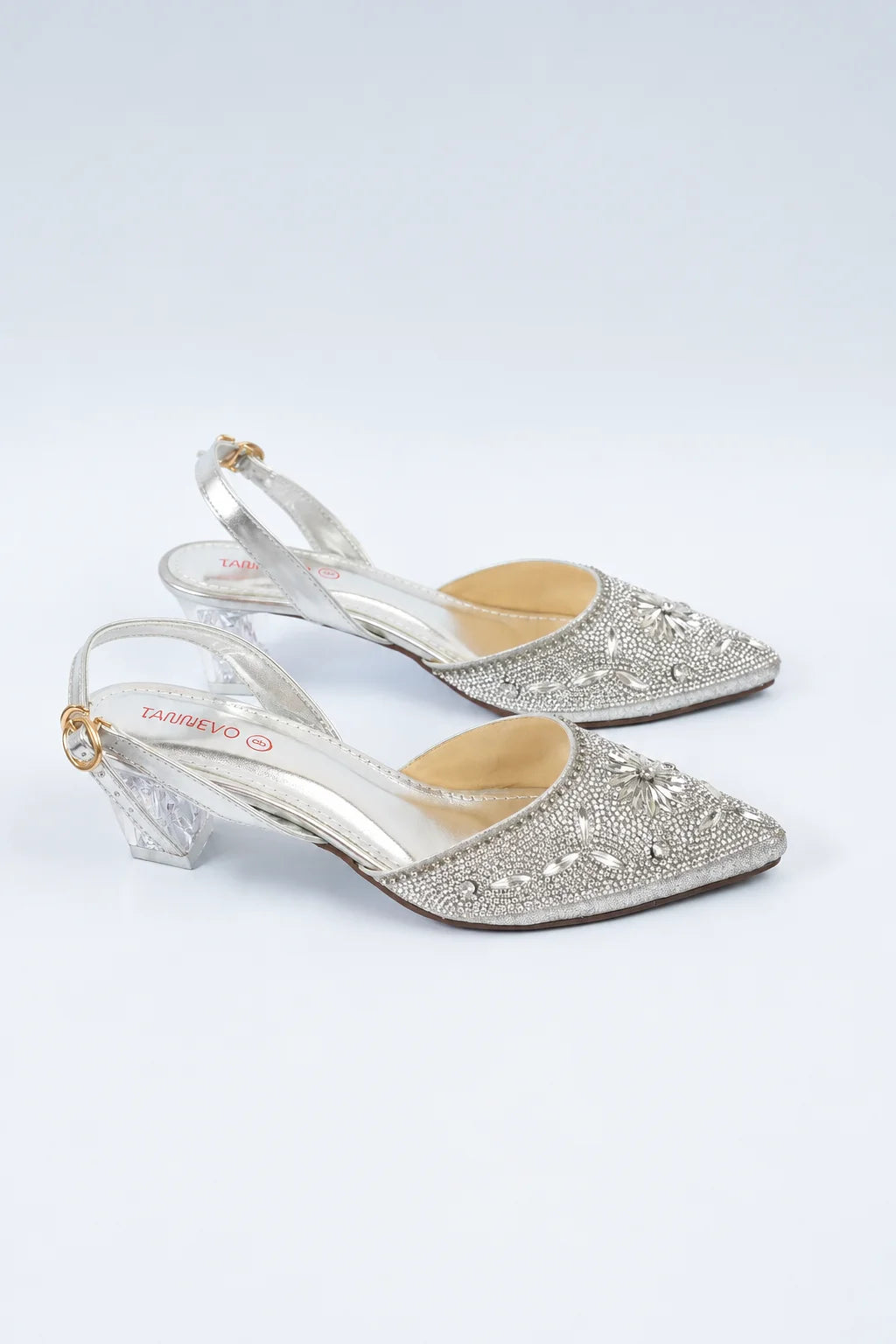 Silver Luxe Signature Coat Shoe