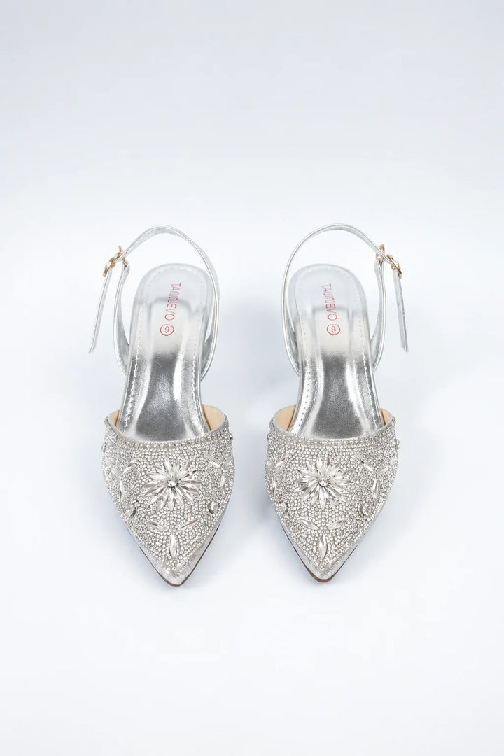 Silver Luxe Signature Coat Shoe