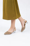Gold Luxe Signature Coat Shoe