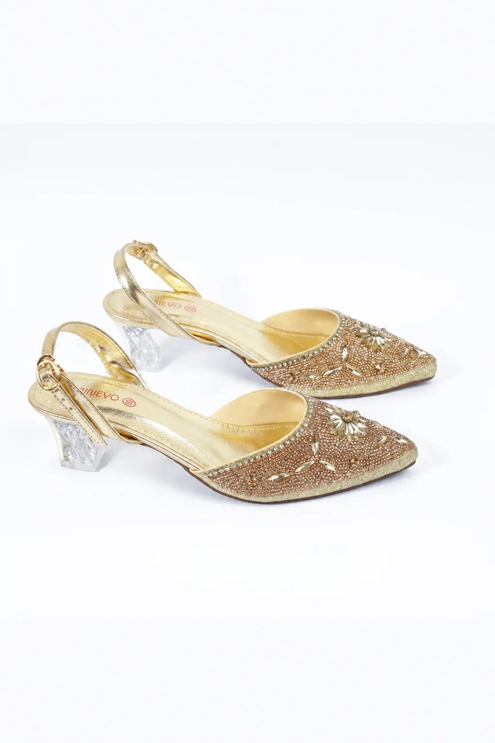 Gold Luxe Signature Coat Shoe