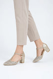Gold Heritage Dress Coat Shoe