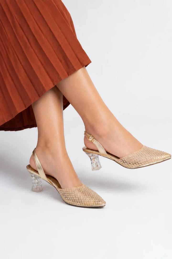 Gold Modern Elite Coat Shoe