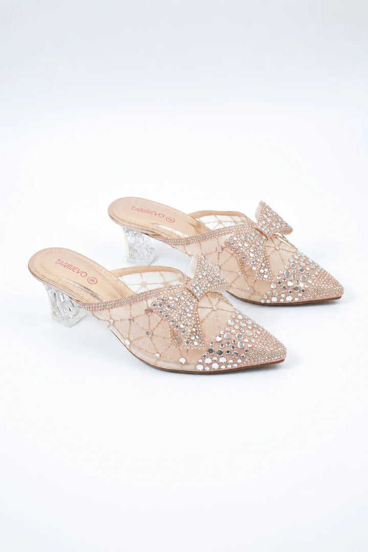 Peach Refined Occasion Coat Shoe