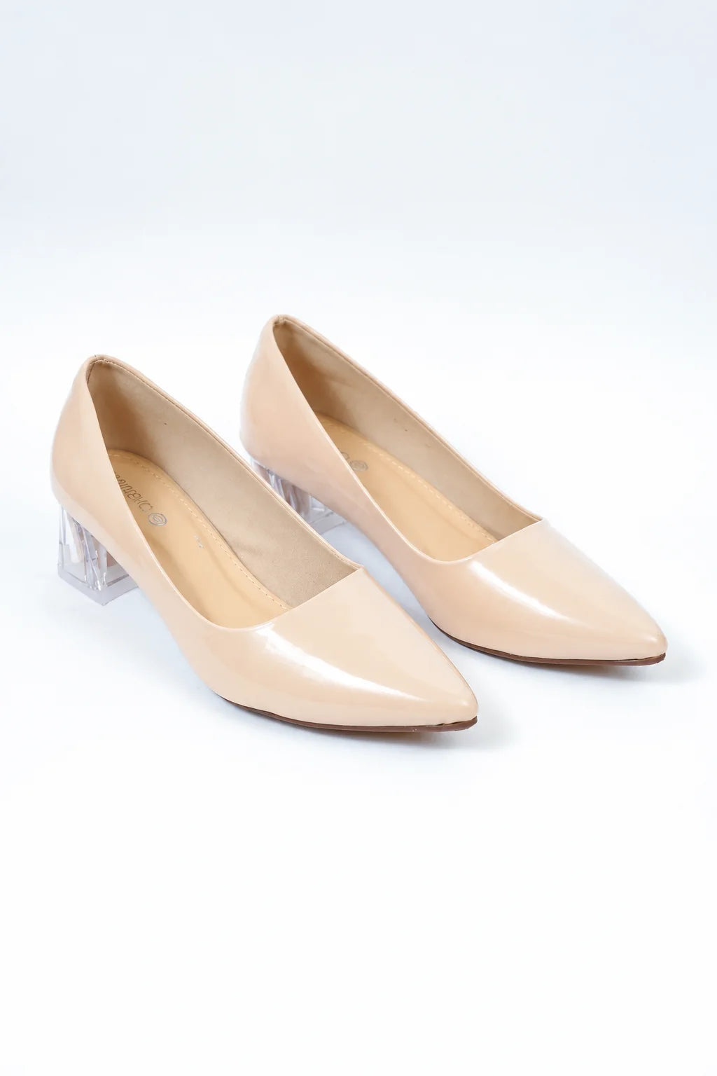 Beige Court Style Formal Shoe