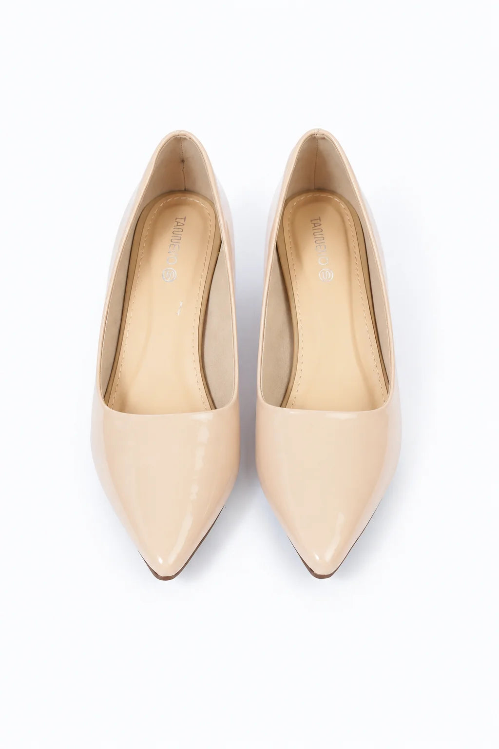 Beige Court Style Formal Shoe