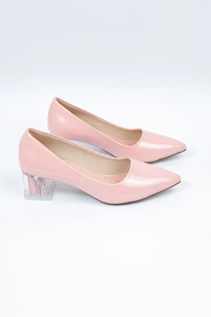 Pink Court Style Formal Shoe