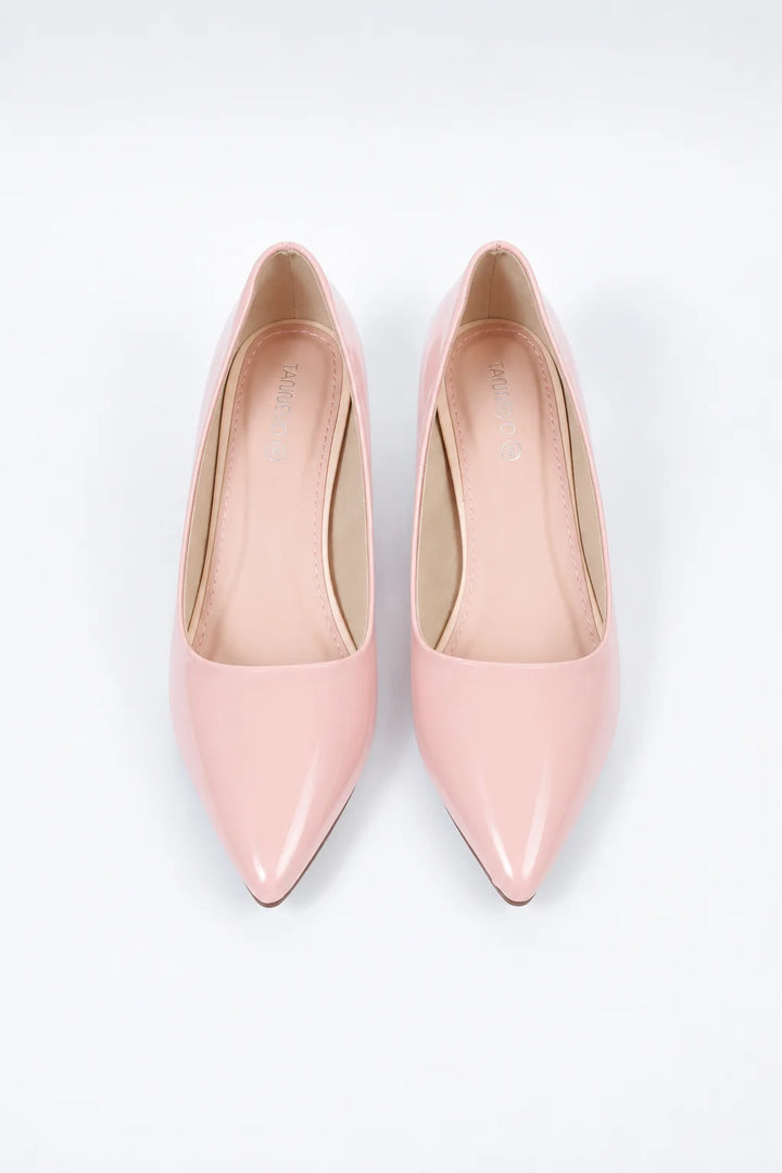 Pink Court Style Formal Shoe
