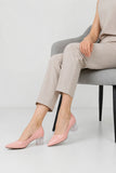 Pink Court Style Formal Shoe