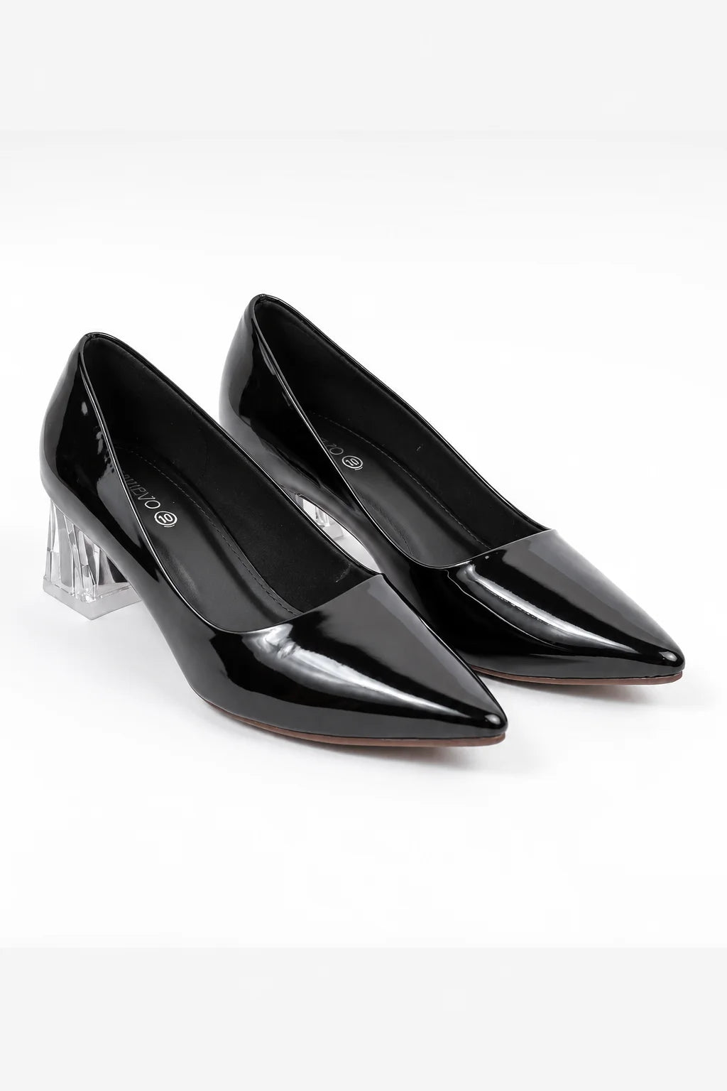 Black Court Style Formal Shoe