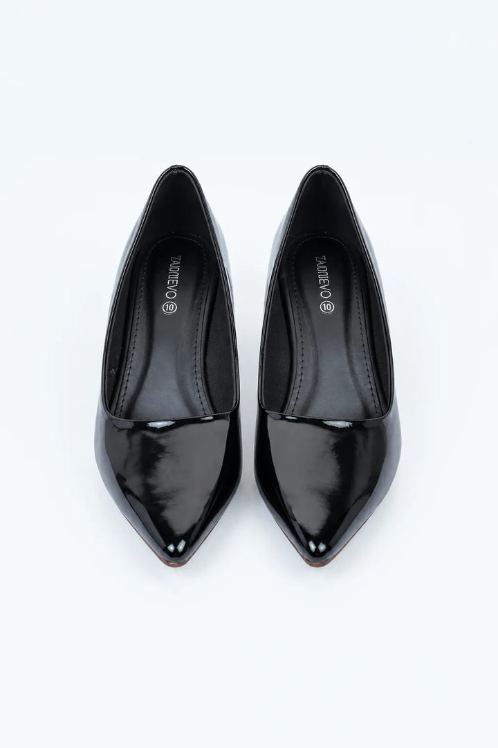 Black Court Style Formal Shoe