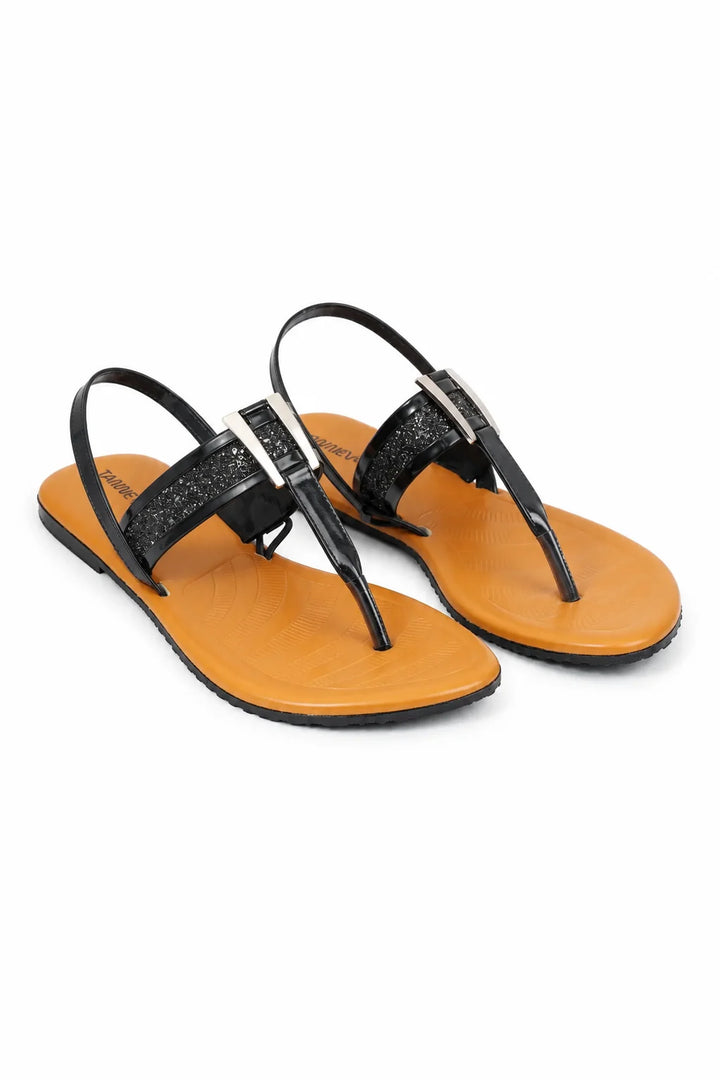 Black Everyday Comfort Chappal