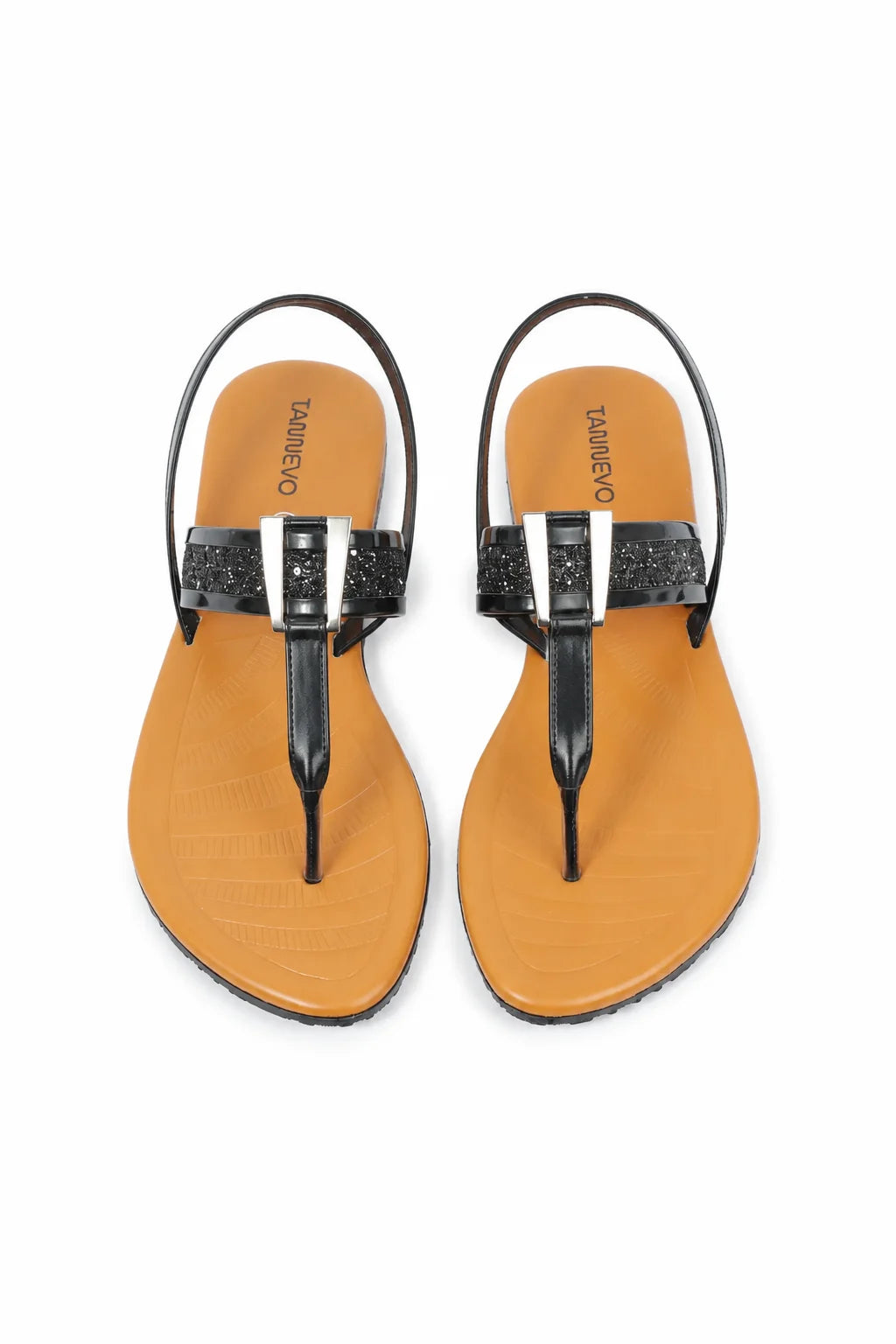 Black Everyday Comfort Chappal