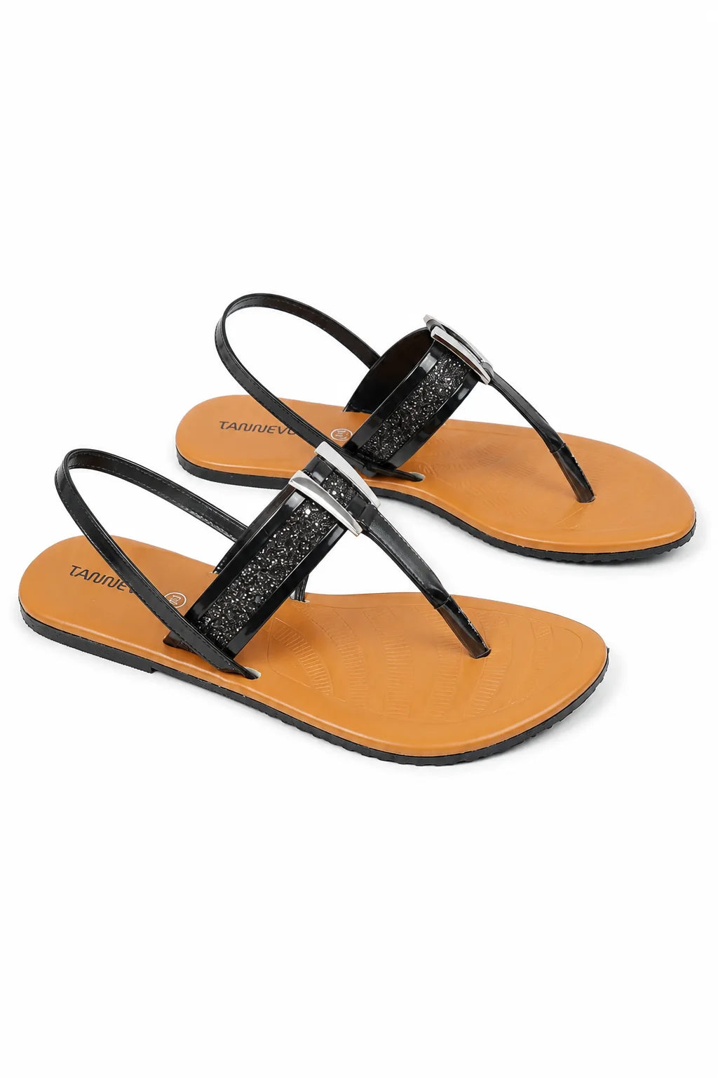 Black Everyday Comfort Chappal