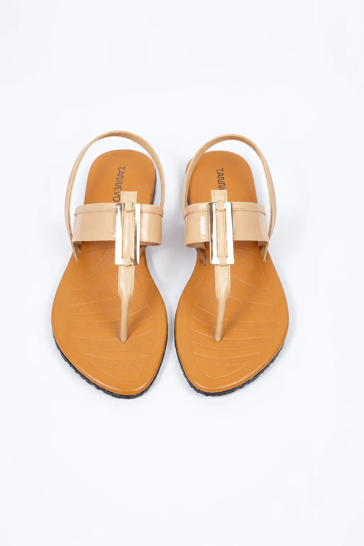 Cream Casual Soft Chappal