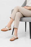 White Everyday Comfort Chappal
