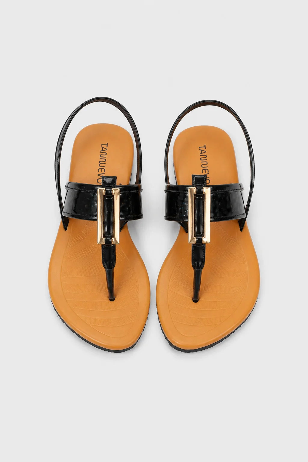Black Casual Soft Chappal