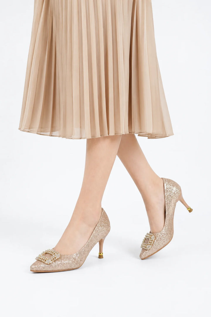 Peach Grace Formal Coat Shoe