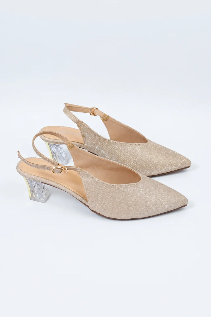 Peach Elegance Statement Coat Shoe